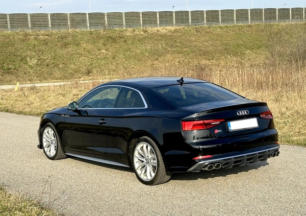 Audi S5 cena 159999 przebieg: 94000, rok produkcji 2018 z Ropczyce małe 92